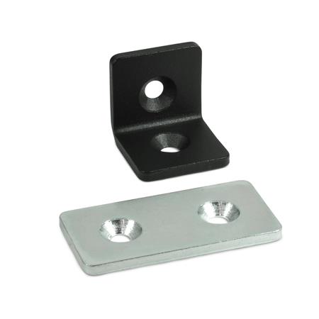 Otto Ganter Angle Piece Shackle for Profile System, GN 967